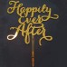 Cake topper Happily Ever After Goud OP=OP